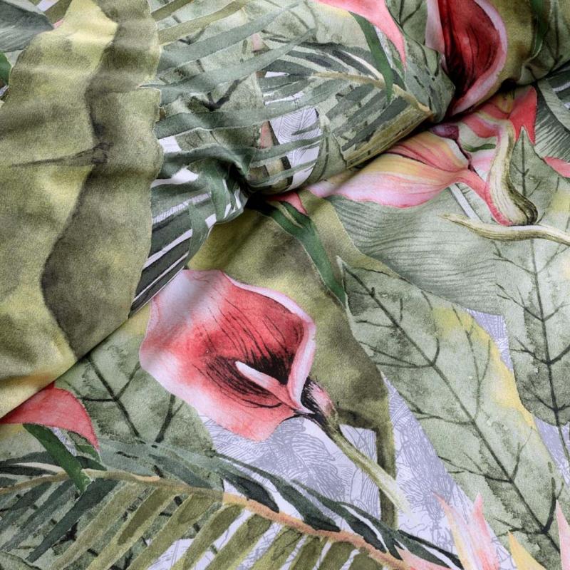 Logan & Mason Kalena Quilt Cover Set King Bed Olive