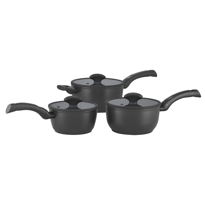 Essteele Per Salute 3pcs Covered Saucepan Set | 16cm/18cm/20cm 
