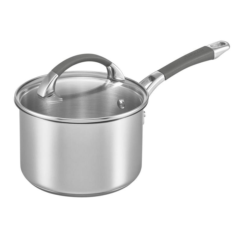 Anolon Endurance Stainless Steel Covered Saucepan | 18cm/2.8L