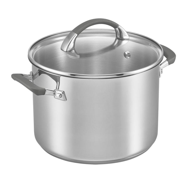 Anolon Endurance Stainless Steel Covered Stockpot | 24cm/7.6L