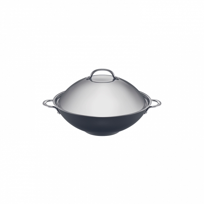Raco Luminescence Stainless Steel Covered Wok | 36cm 