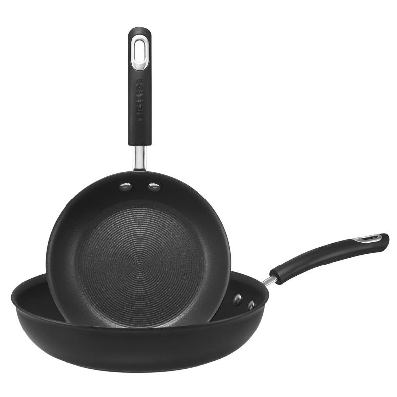 Circulon Total Hard Anodised 22/31cm Skillet Twin Pack