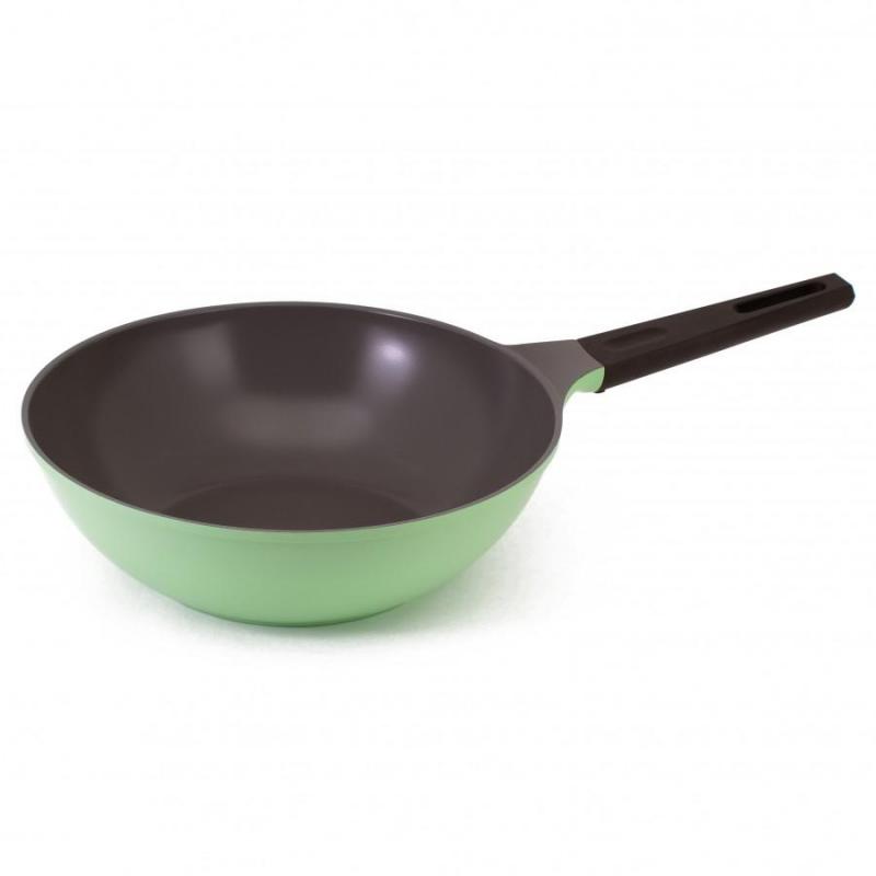 Neoflam Nature+  Wok  Pan Induction 30cm | Apple Green
