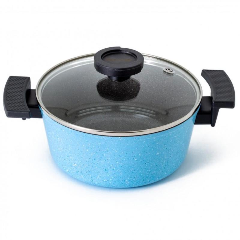 Neoflam Luke Hines Casserole 20cm | Marble Blue