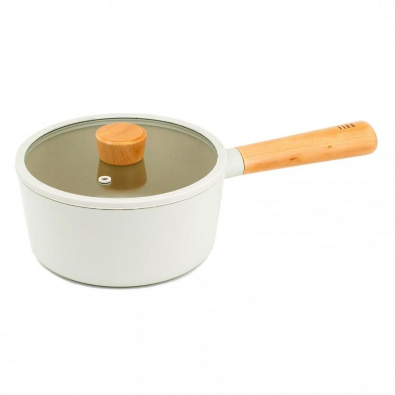 Neoflam Australia Fika Saucepan Induction with Silicone Rim Cast Lid | 18cm