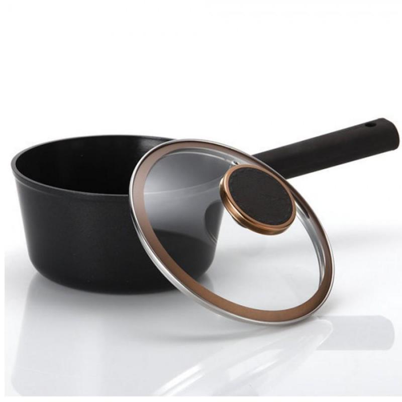 Neoflam Noblesse Sauce Pan Induction with Glass Lid 18cm 