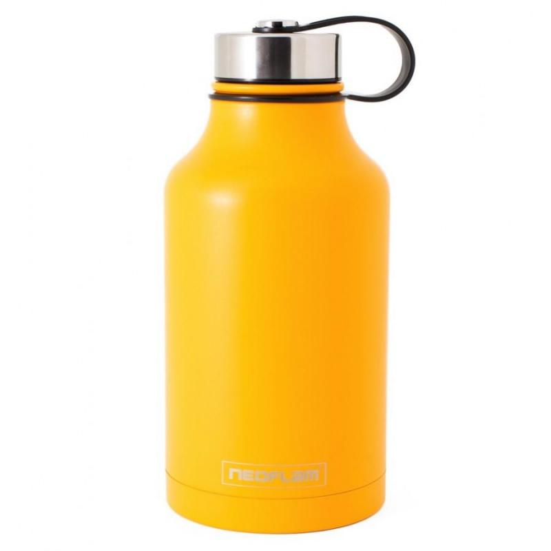 Neoflam 1.9L All Day Stainless Steel Double Walled and Vacuum Insulated | Yellow