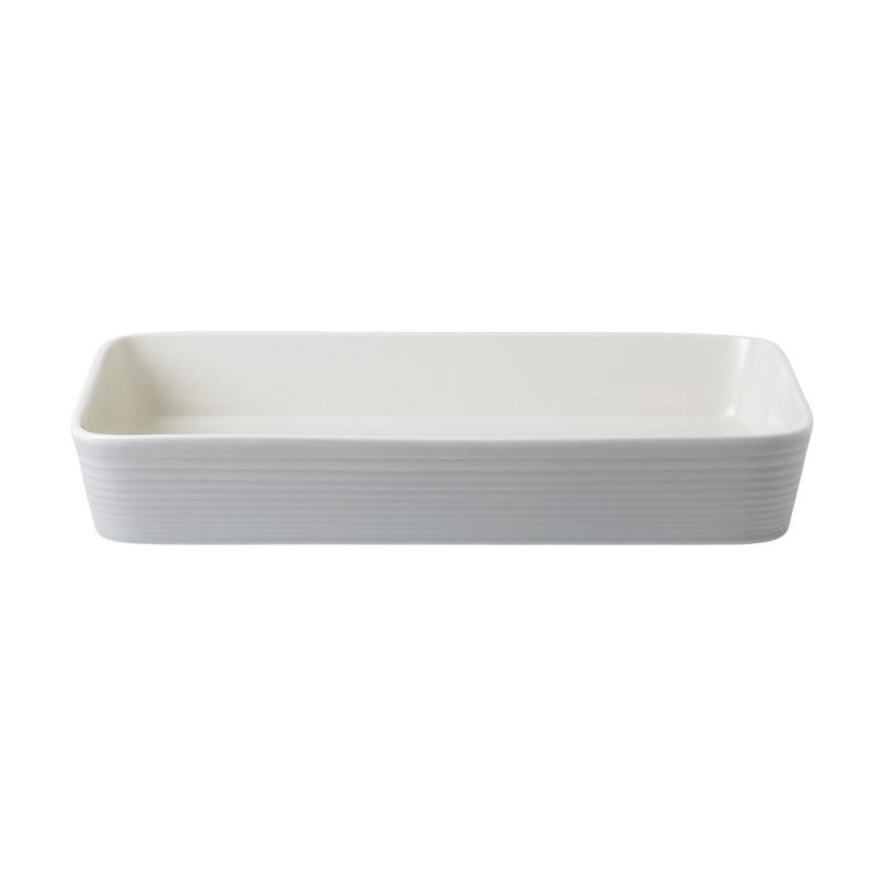 Royal Doulton Maze White Rectangular Roaster Dish | 40cm