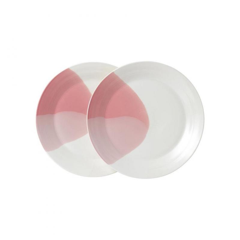 Royal Doulton Signature 1815 Plate Set 2 | 28cm | Coral