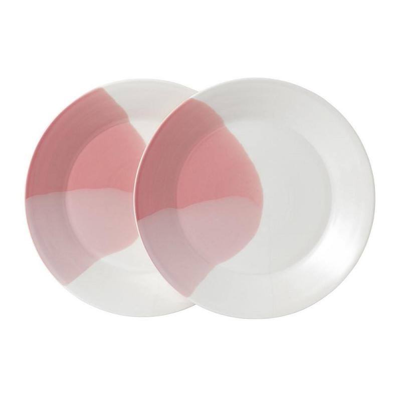 Royal Doulton Signature 1815 Plate Set 2 | 23cm | Coral