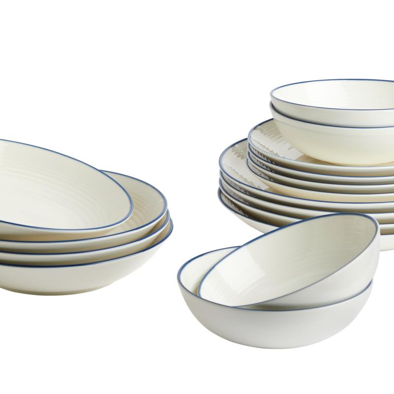 Royal Doulton Gordon Ramsay Denim Line Dinnerware Set | 16 Piece