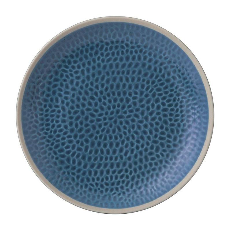 Royal Doulton Gordon Ramsay Plate Maze Grill 22cm Hammer | Blue