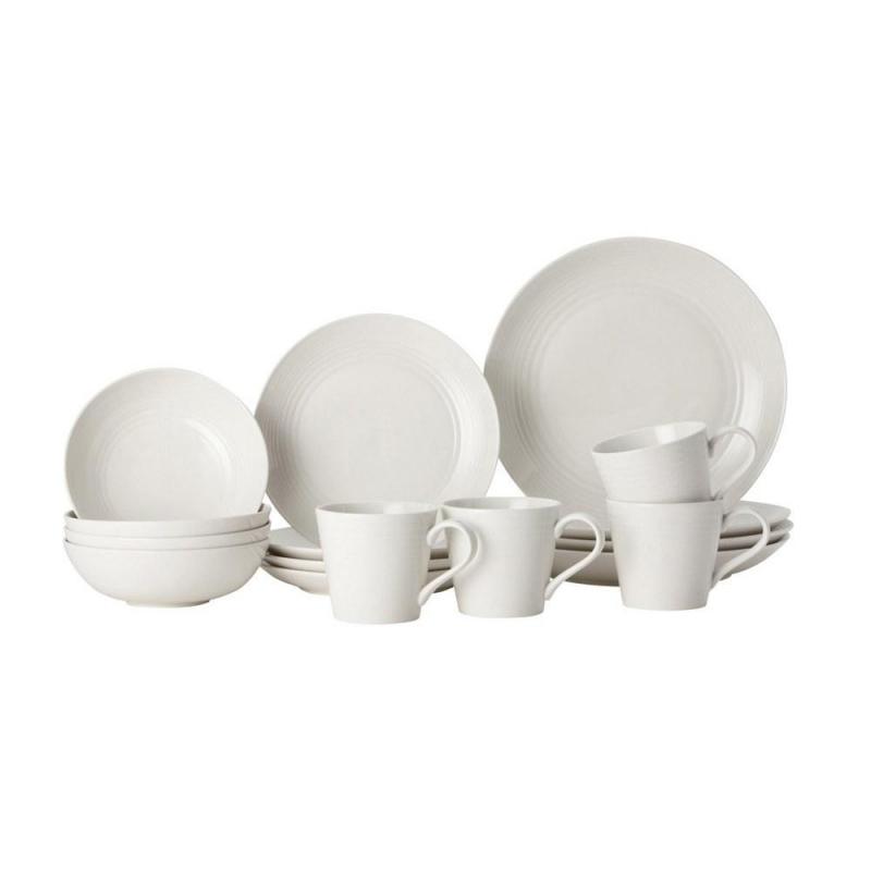 Royal Doulton Gordon Ramsay Maze 16 Piece Dinner Ware Set | White 