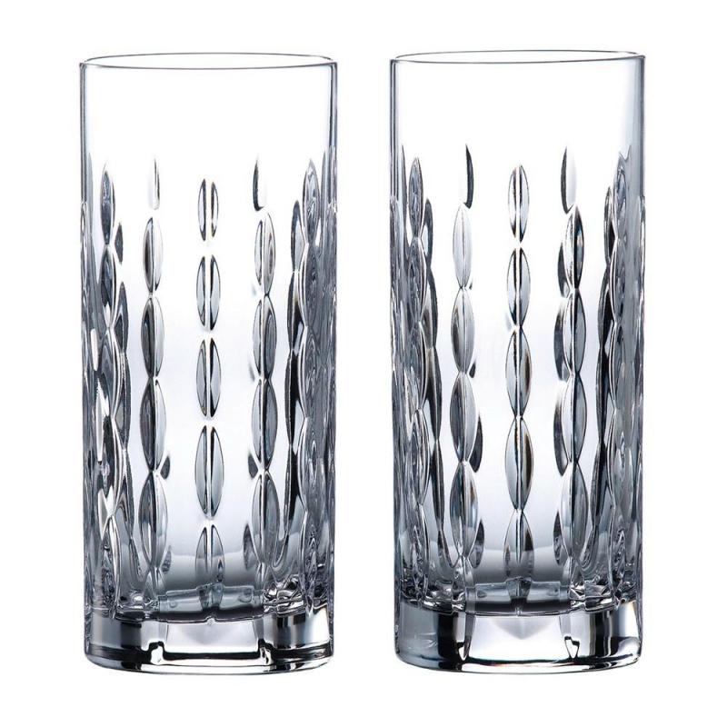 Royal Doulton R&D Collection Neptune Highball Drinking Glasses Set of 2