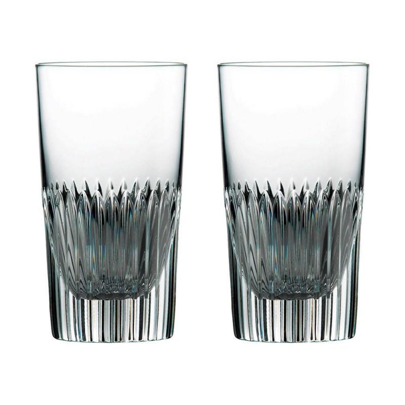 Royal Doulton R&D Collection Calla Highball Drinking Glasses 275ml Pair