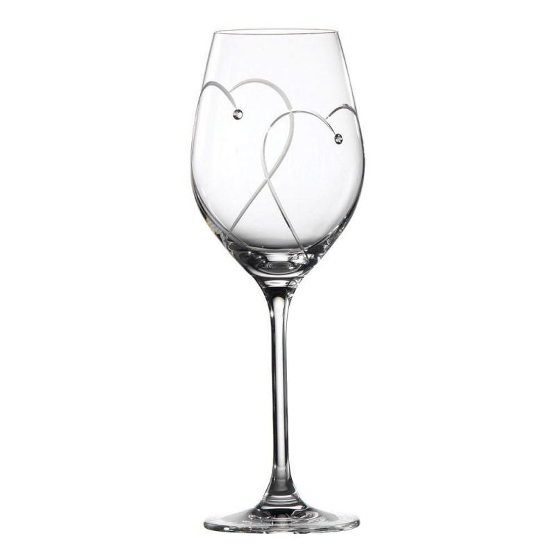 Royal Doulton Promises Collection Two Hearts Entwined Wine Box of 2