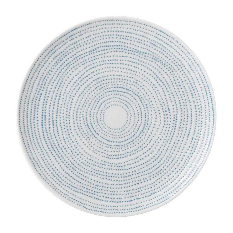 Royal Doulton ED Ellen DeGeneres Plate 21cm Polar Blue Dots