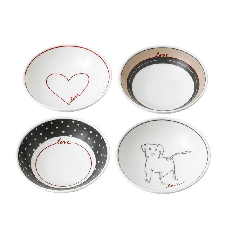 Royal Doulton ED Ellen DeGeneres collection - Bowl 14cm Signature Set of 4