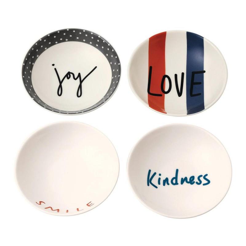 Royal Doulton ED Ellen DeGeneres collection - Bowl 14cm Joy Set of 4