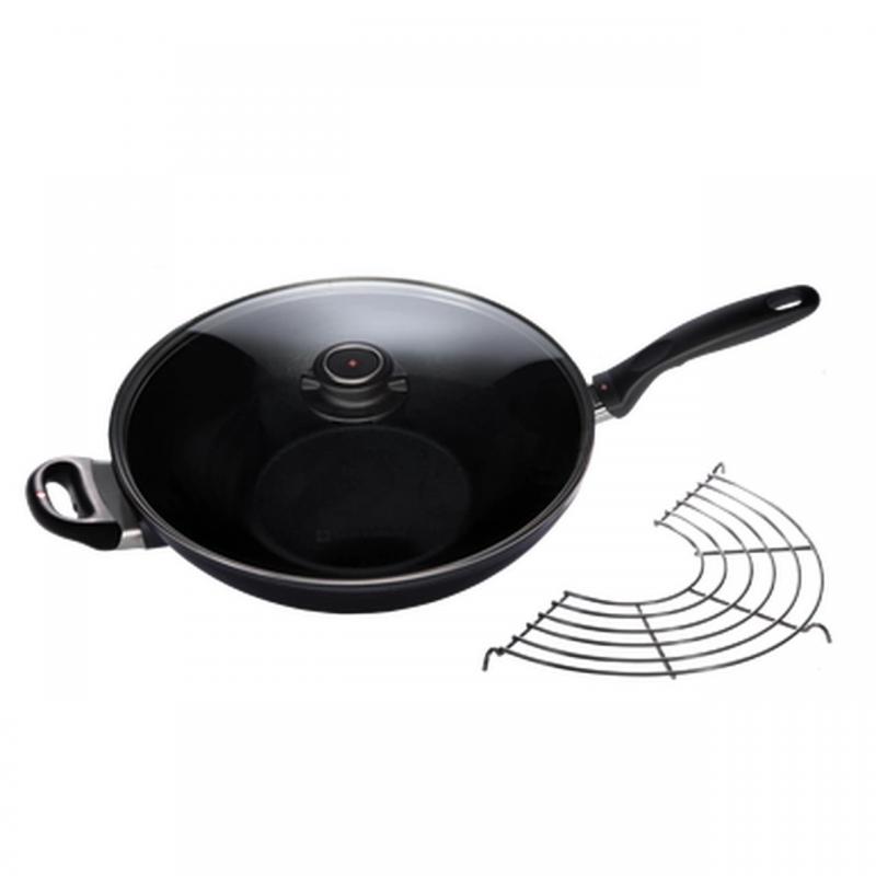 Swiss Diamond Classic XD Wok with Lid 32cm