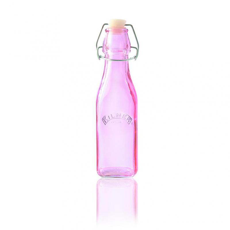 Kilner Clip Top Bottle 250ml Pink