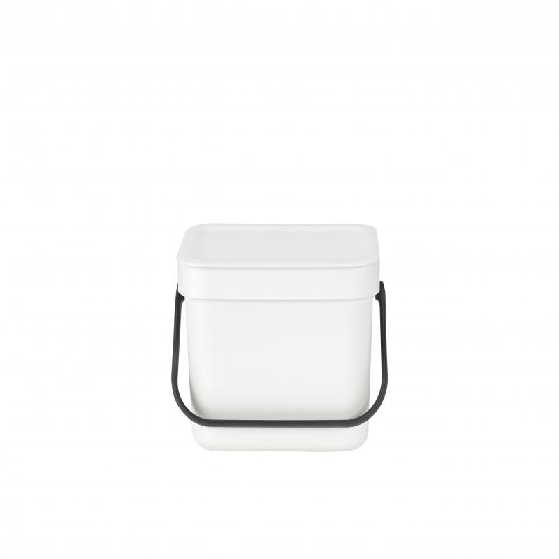 Brabantia Waste Bin Sort&Go 3L White