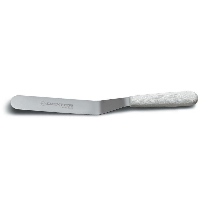 Dexter Russell Sani-Safe 10" X 1 1/2" Offset Spatula 17633 S284-10B