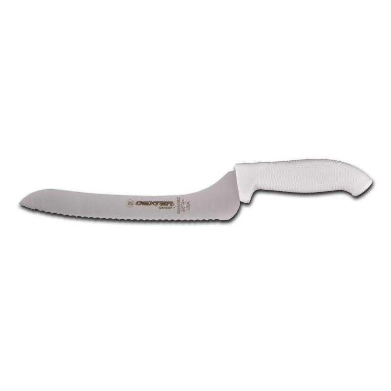 Dexter Russell SofGrip 9" Offset Scalloped Utlity Slicer 24423 SG163-9