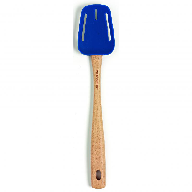 Chasseur Silicone Slotted Spoon | Blue