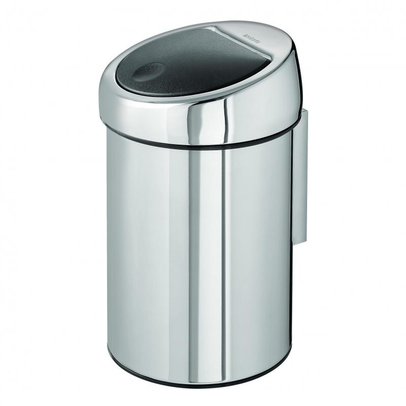 BRABANTIA Touch Bin 3 Litre with Plastic Inner Bucket