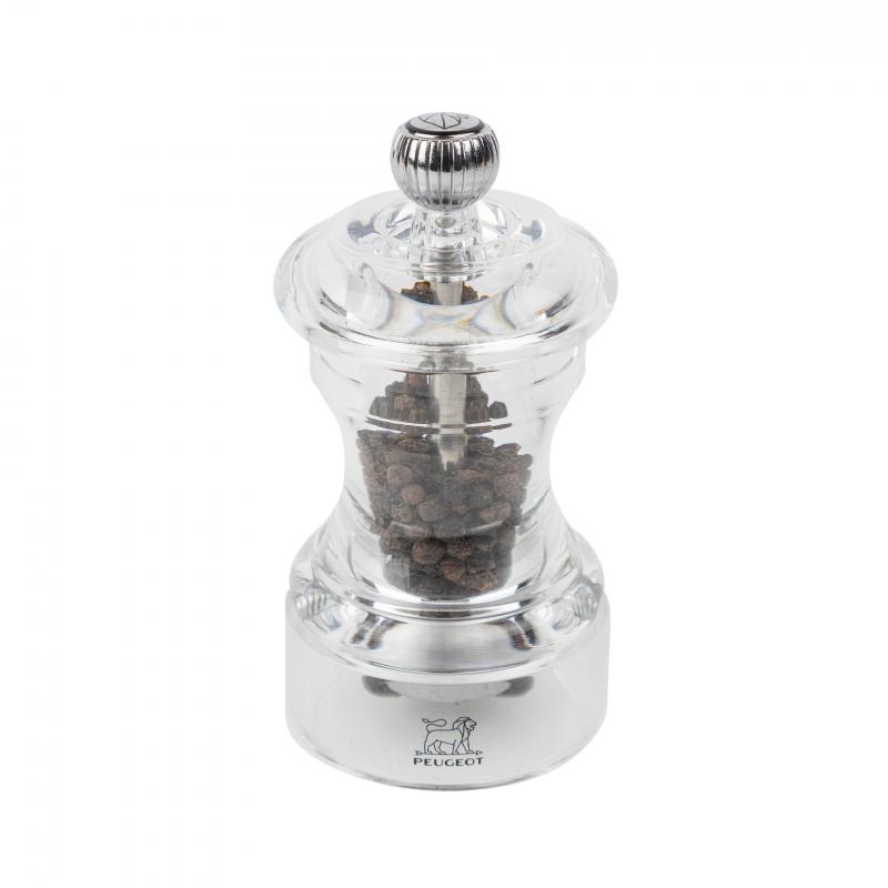 Peugeot Bistro Pepper Mill Transparent | 10cm