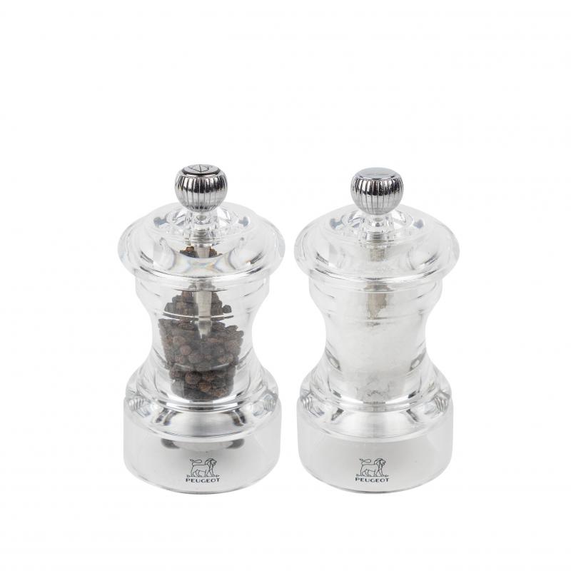Peugeot Bistro Duo Salt & Pepper Mill Transparent | 10cm