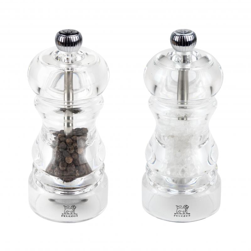 Peugeot Nancy Acrylic Duo Salt & Pepper Mills | 12cm