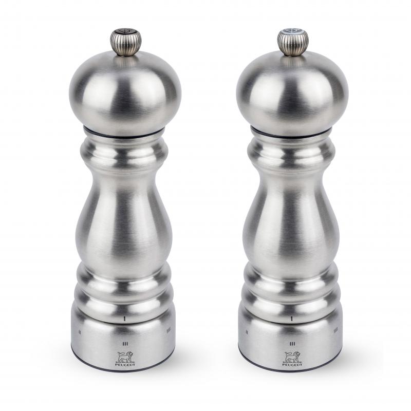 Peugeot Paris Chef u'Select Duo Salt & Pepper Mill Stainless Steel | 18cm
