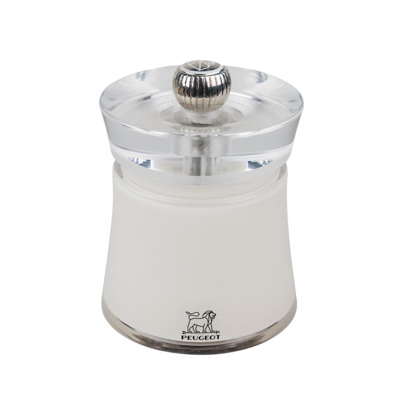 Peugeot Bali Acrylic Salt Mill White | 8cm