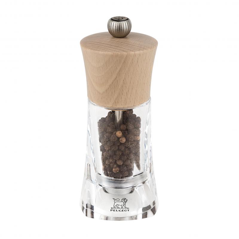 Peugeot Oléron Pepper Mill Natural Wood | 14cm