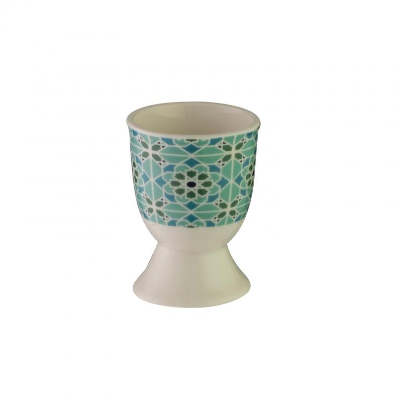 Avanti Egg Cup - Arabesque Tile Teal