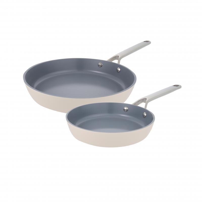 Pyrolux Nexgen Fry Pan Set Ivory | 2 Piece