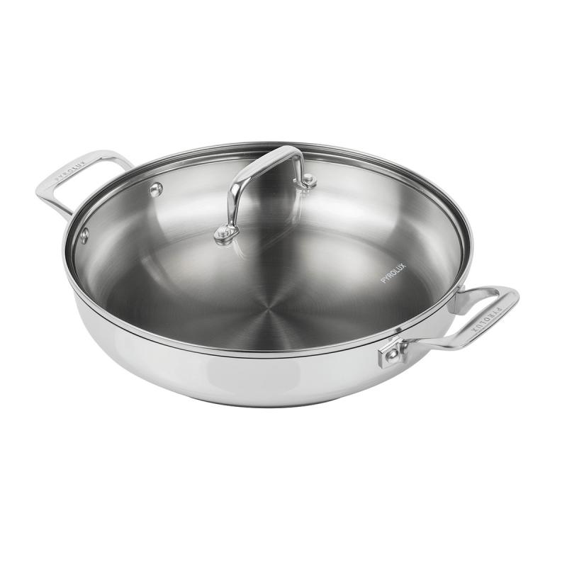 Pyrolux Pyrosteel 32cm Chef Pan with Lid