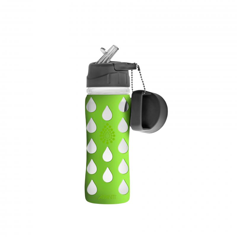 Avanti Silicone Borosilicate Bottle | 500ml Green