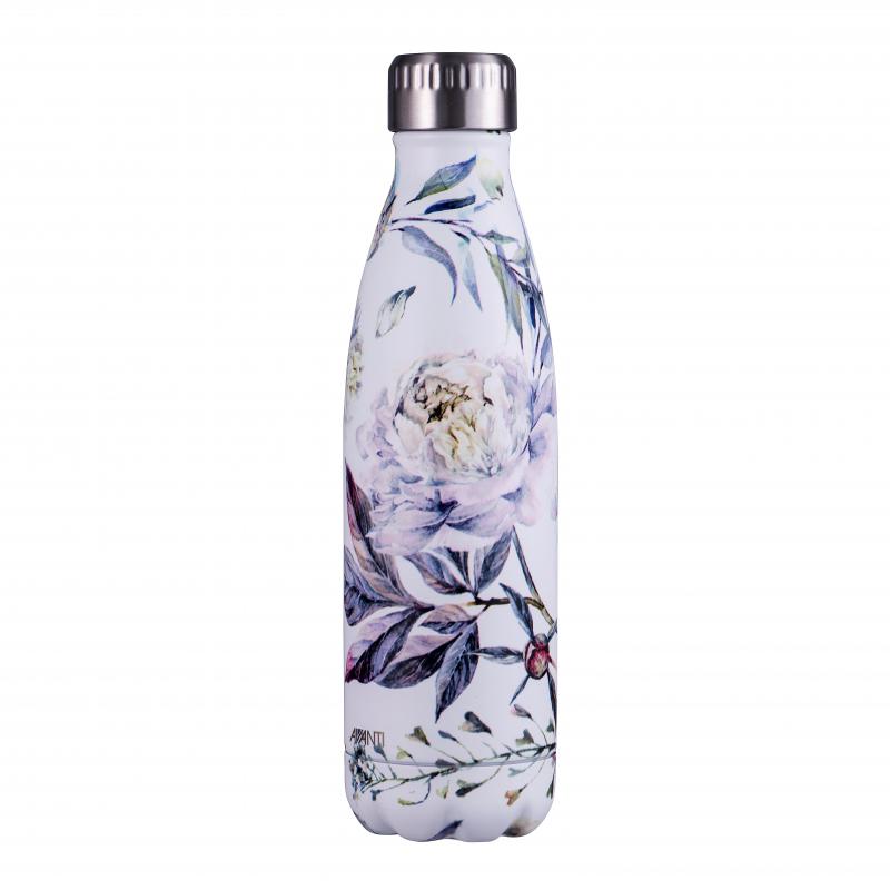 Avanti Fluid Twin Wall Vacuum Bottle 500ml - Bloom White