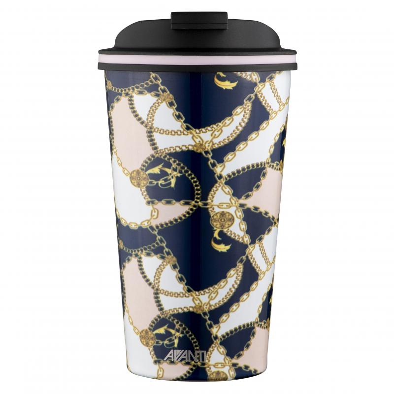 Avanti Go Cup 410ML Baroque Navy/Pink