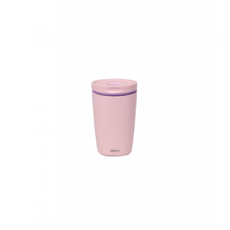 Avanti PureSip Insulated Travel Cup with Ceramic Interior 400ml | Blush Pink