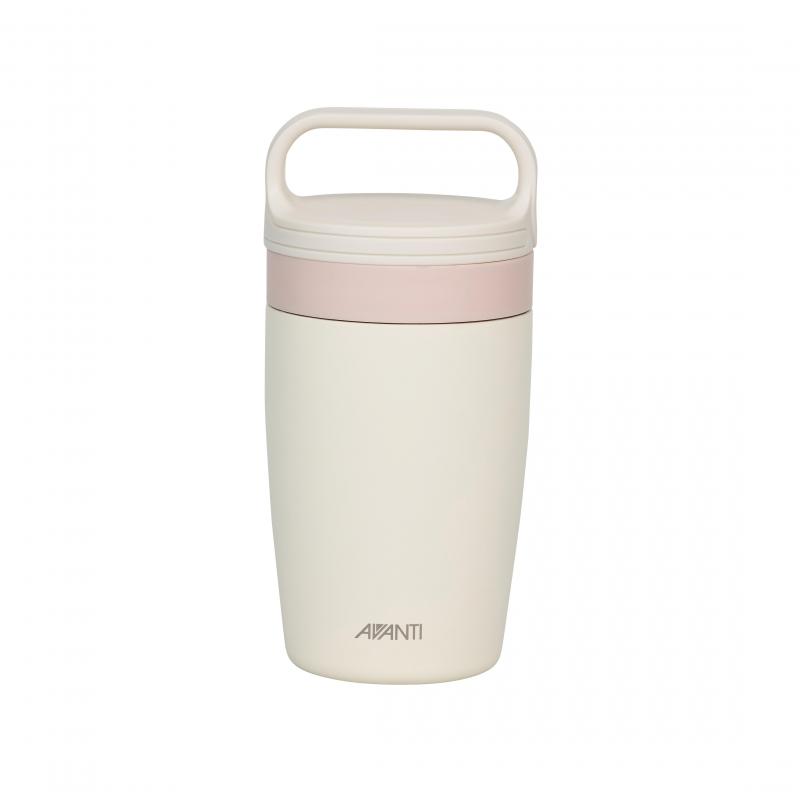Avanti FlexiSip Insulated Travel Cup with Handle 350ml | Sand Dune