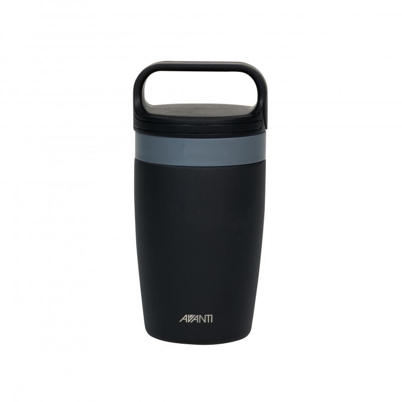 Avanti FlexiSip Insulated Travel Cup with Handle 350ml | Black