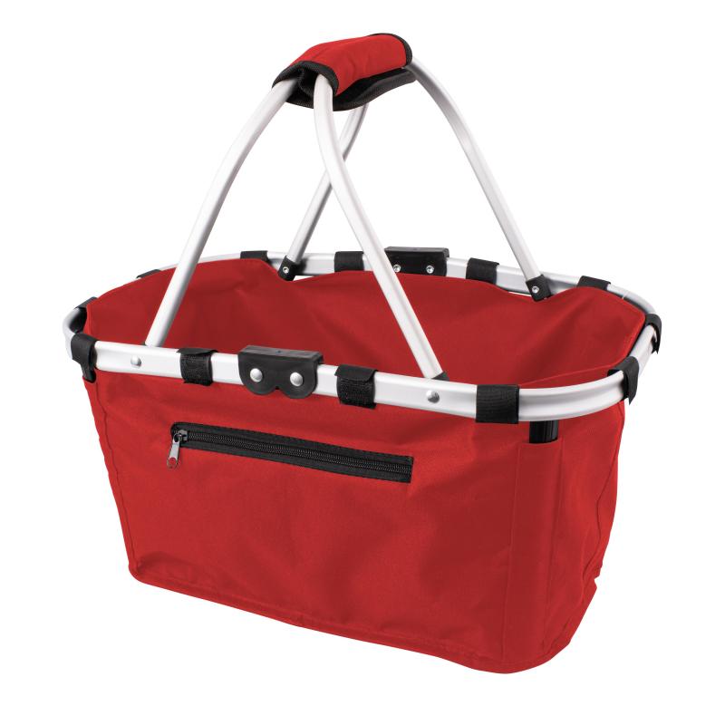 Karlstert Two Handle Foldable Carry Basket | Red