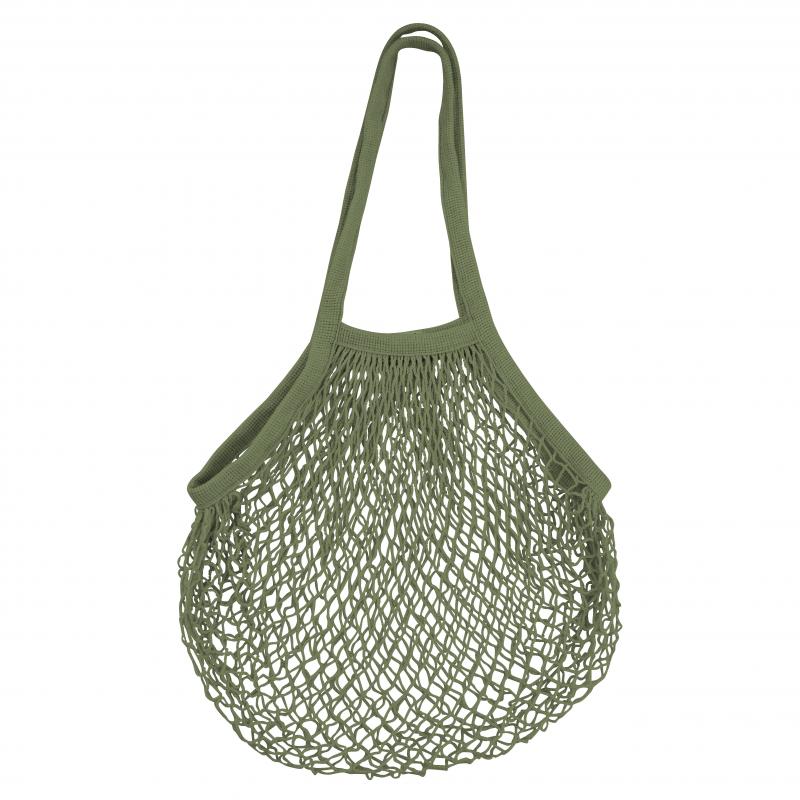 Karlstert Ecobags String bag Natural Cotton Long | Olive