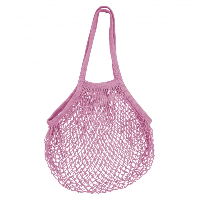 Karlstert Ecobags String bag Natural Cotton Long | Pink