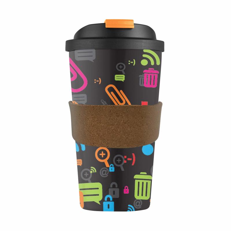 Karlstert "Station" Travel Mug made of Corn & Bamboo Eco-Friendly 420ml