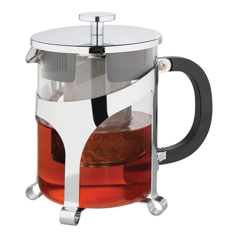 Avanti Contempo Tea Press 6 Cups 1 Litre Tea Pot Glass Chrome